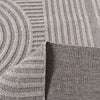 Utopia Grey Modern Wavy Lines Area Rug