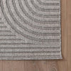 Utopia Grey Geometric Modern Area Rug – 5' x 8'