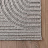 Utopia Grey Modern Wavy Lines Area Rug