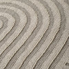 Utopia Grey Modern Wavy Lines Area Rug