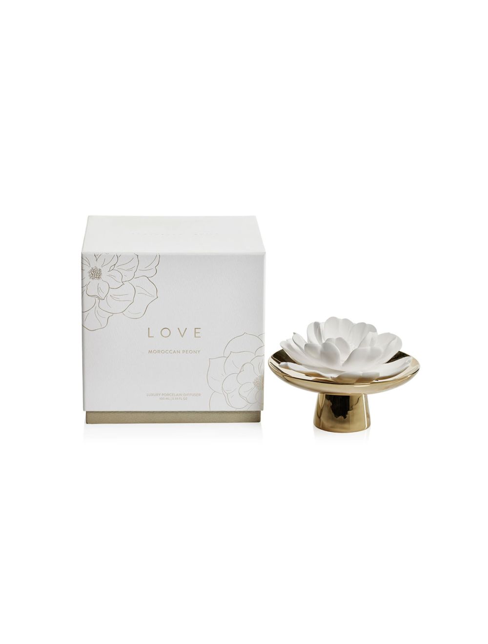 Love Porcelain Diffuser - Moroccan Peony