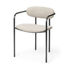 Beige Fabric | Gray Metal_0