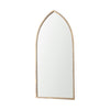 Giovanna Gold Metal Frame Pointed Arch Vanity Mirror