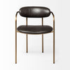 Brown Faux Leather | Gold Metal_1