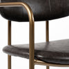 Brown Faux Leather | Gold Metal_6
