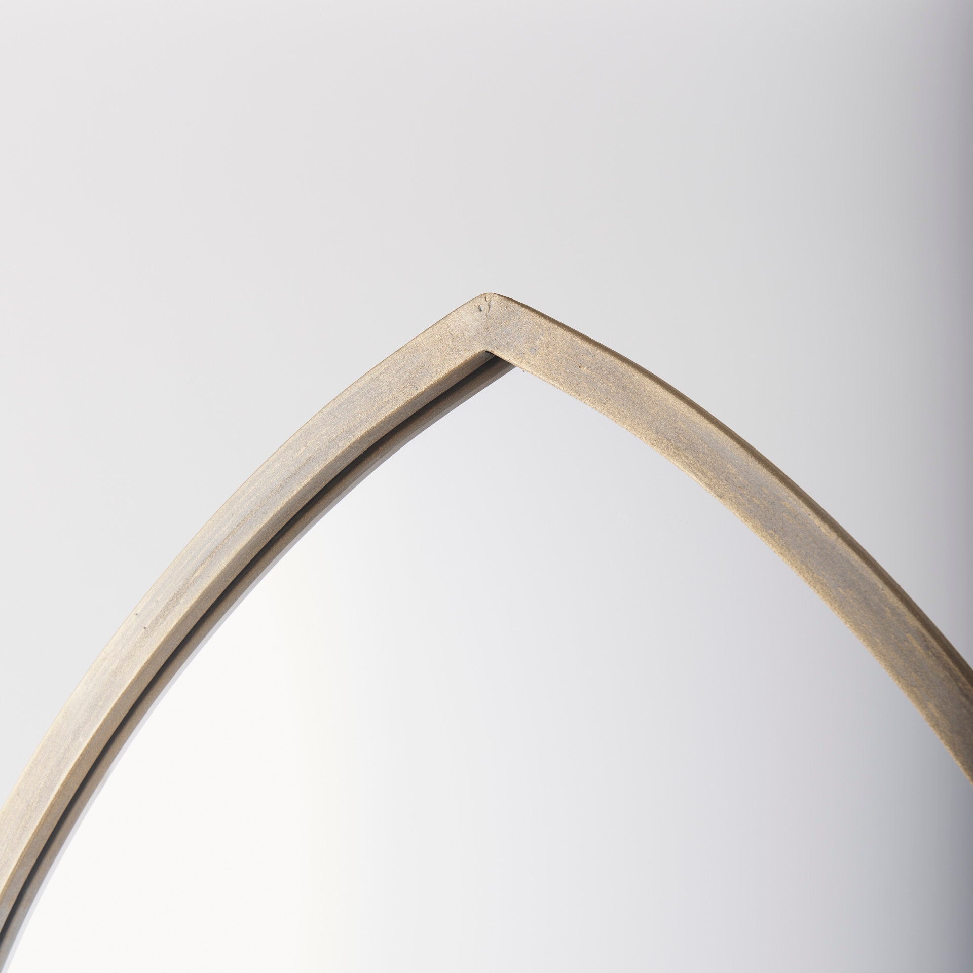Giovanna Gold Metal Frame Pointed Arch Vanity Mirror-thumbmail-3