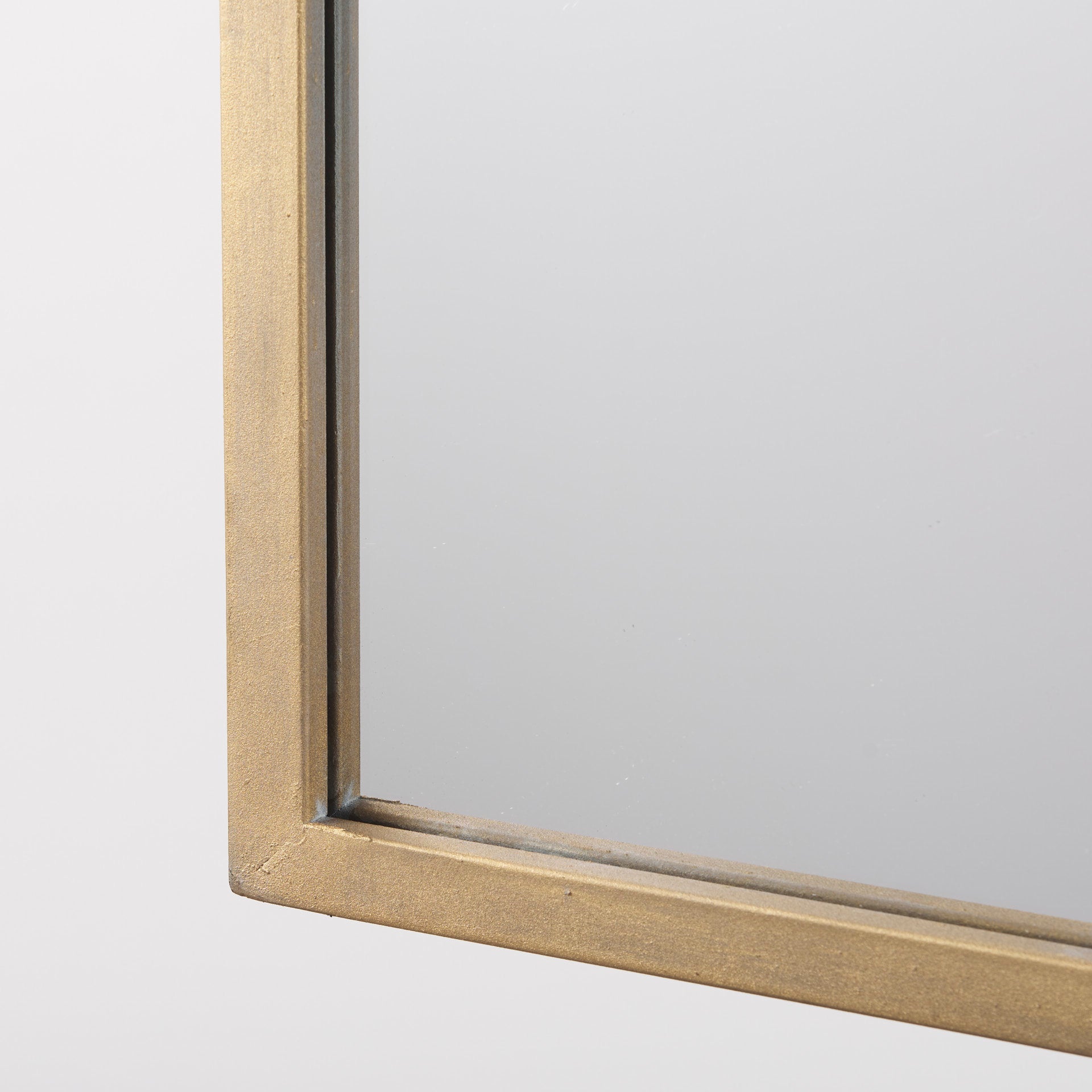 Giovanna Gold Metal Frame Pointed Arch Vanity Mirror-thumbmail-5