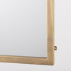 Giovanna Gold Metal Frame Pointed Arch Vanity Mirror