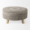 Dark Gray Wool | Brown Wood_1