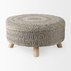 Dark Gray Wool | Brown Wood_2