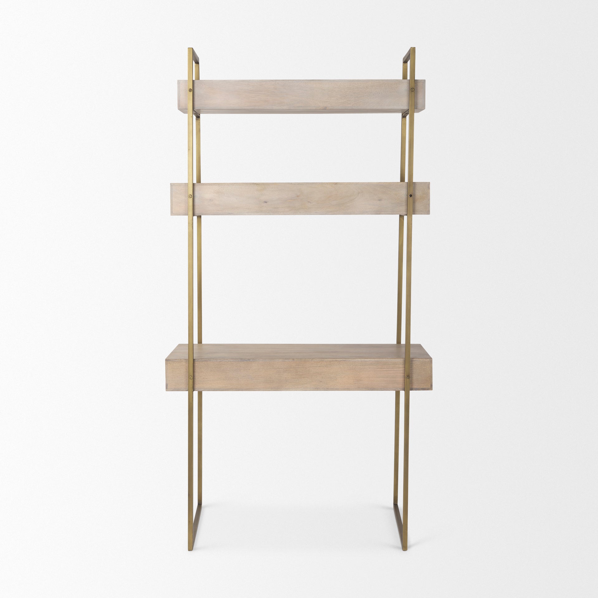 Light Brown Wood | Gold Metal_0