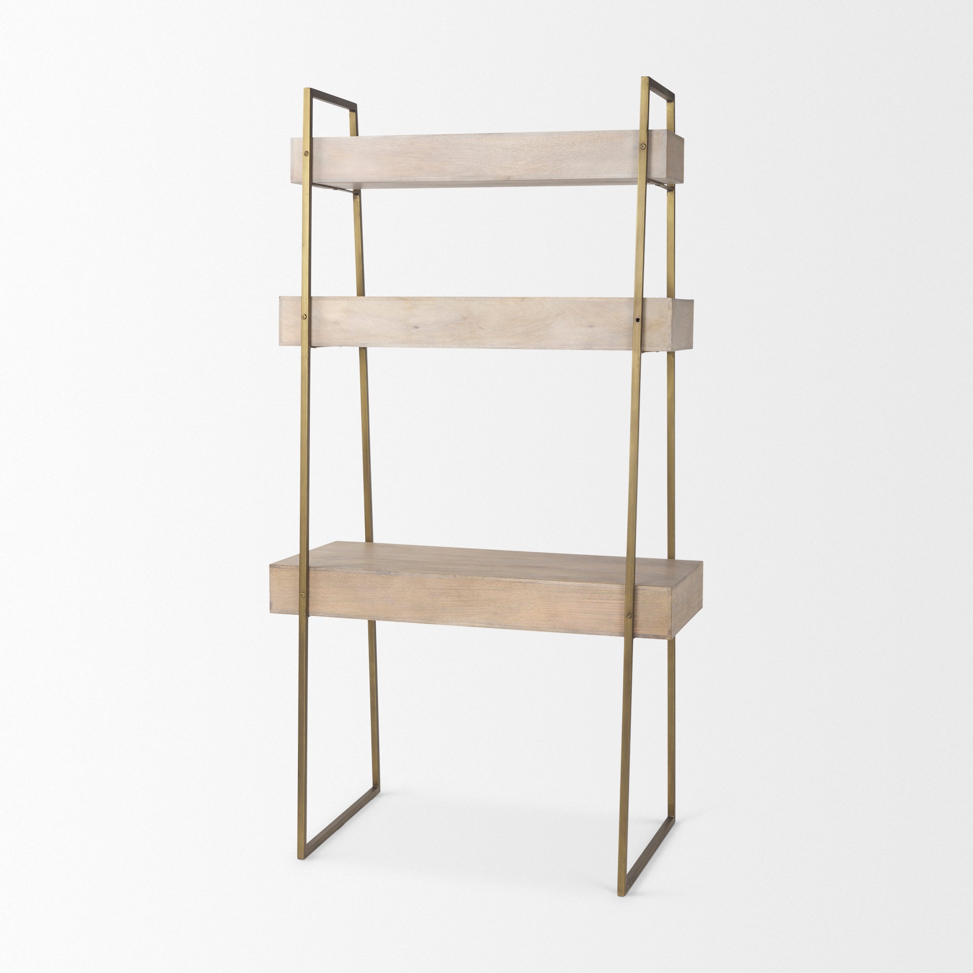 Light Brown Wood | Gold Metal_0