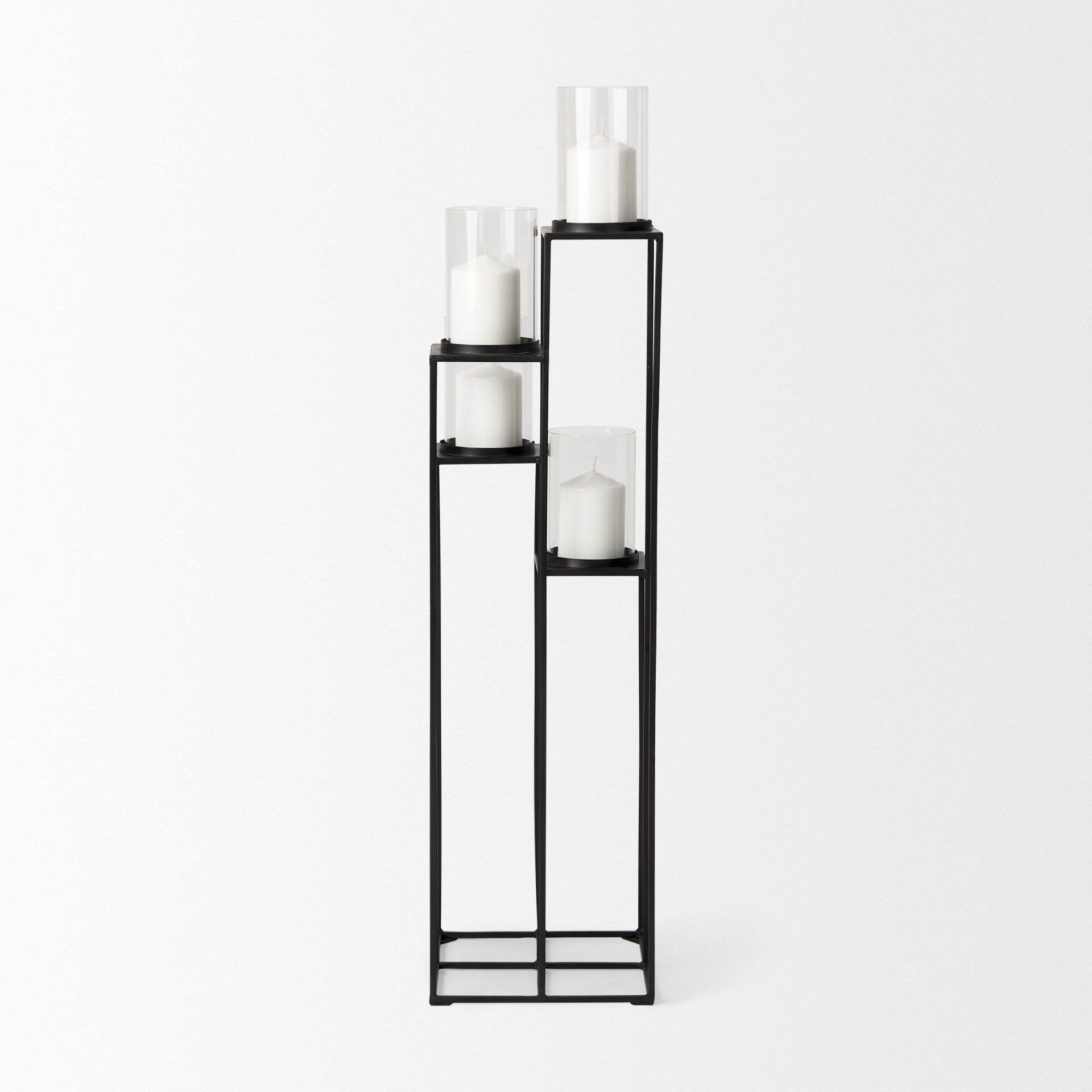 Black Metal | 4 Candle Holder_0