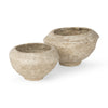 Beige Paper Mache | Set of 2_0