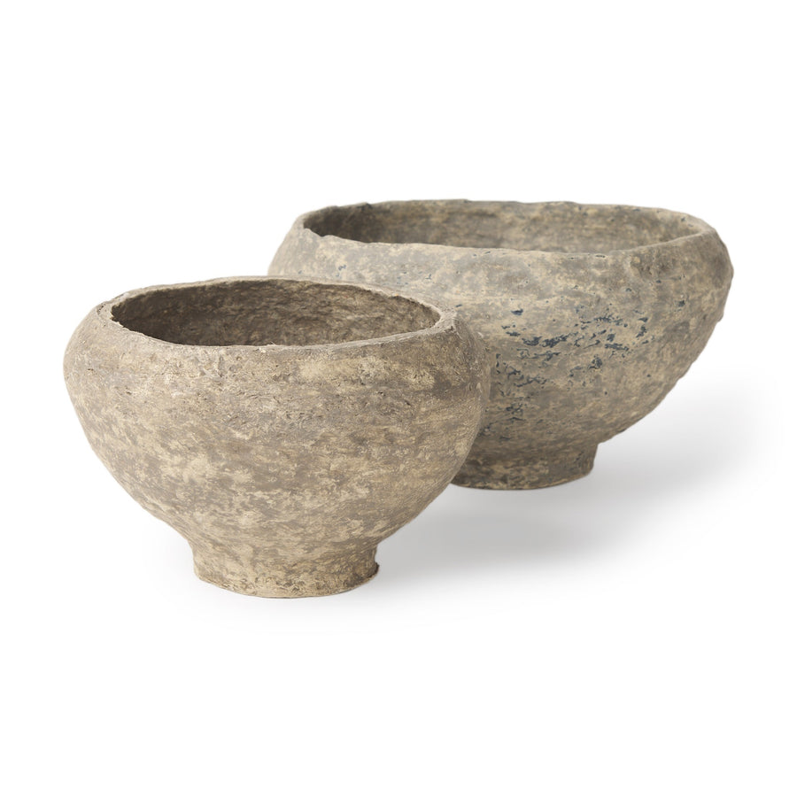 Gray Paper Mache | Set of 2_0