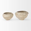 Beige Paper Mache | Set of 2_1