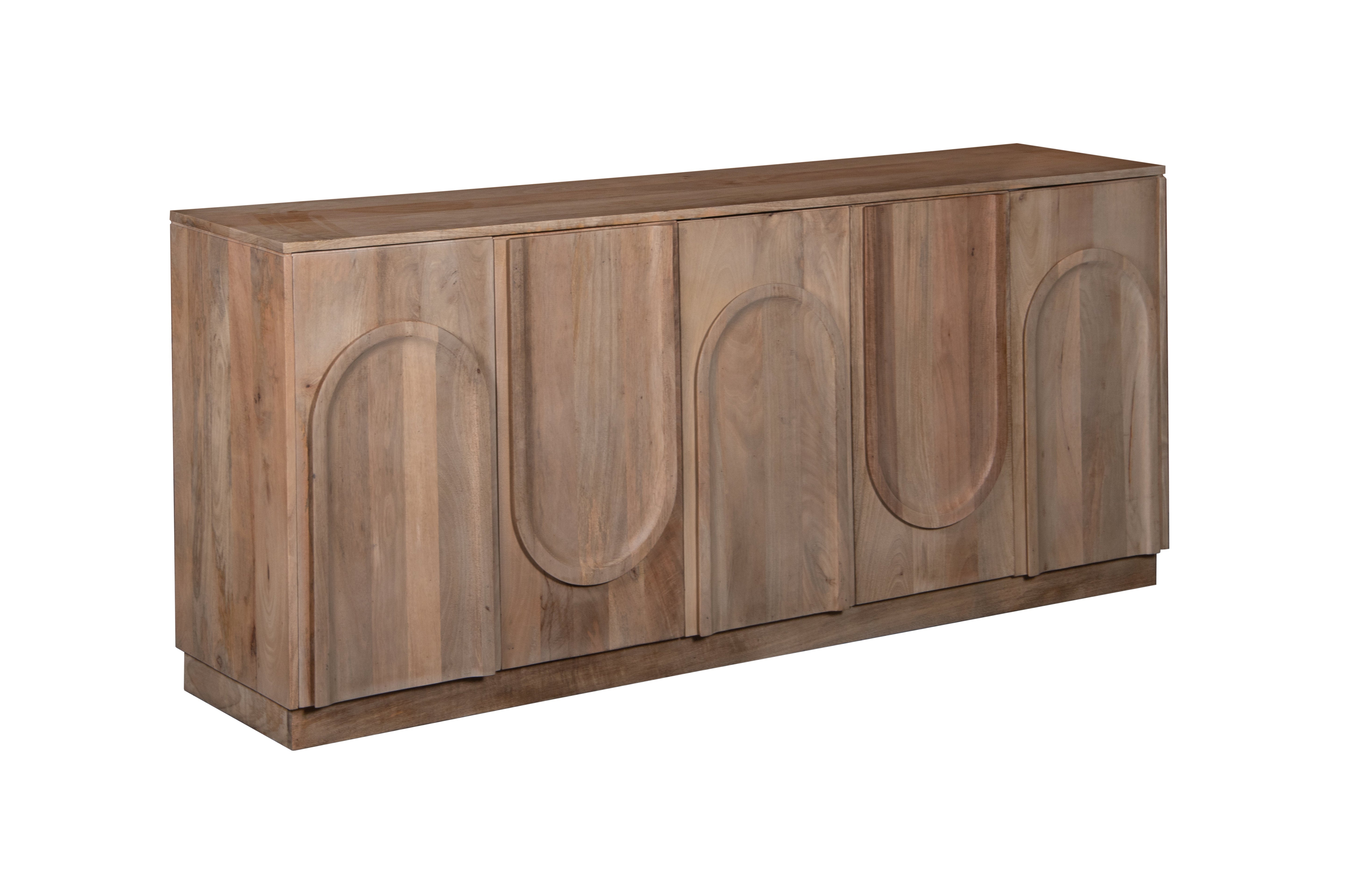 Hako Wooden Designer Five Door Cabinet