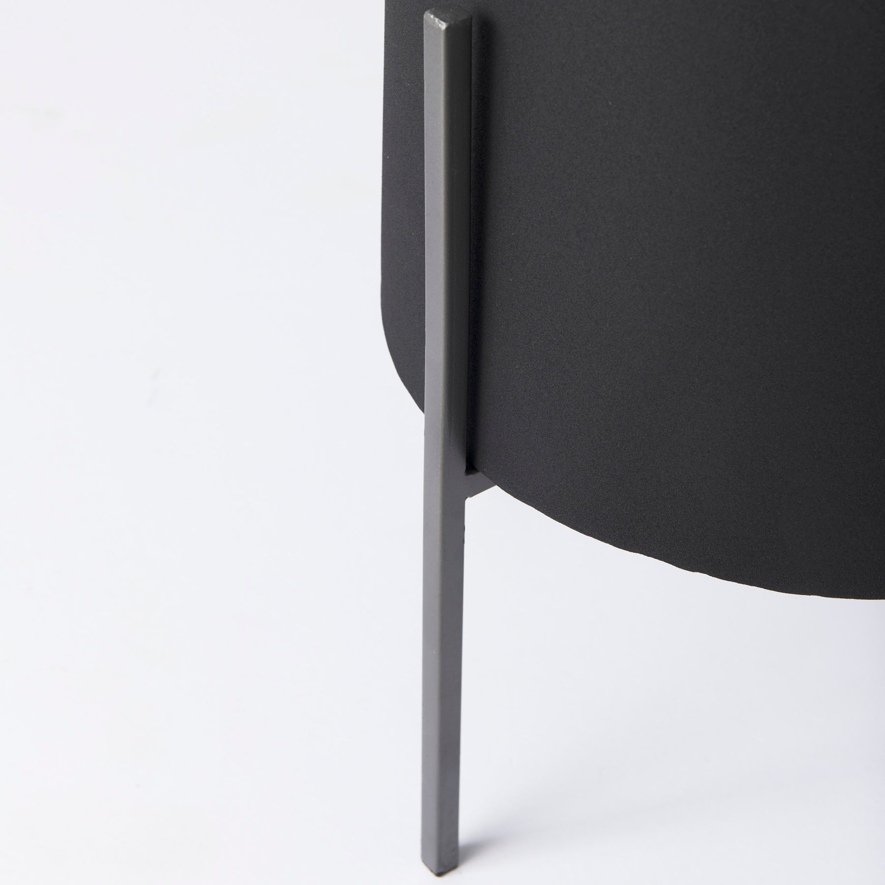 CLAYPOOLE (SET OF 3) BLACK PLANT STANDS