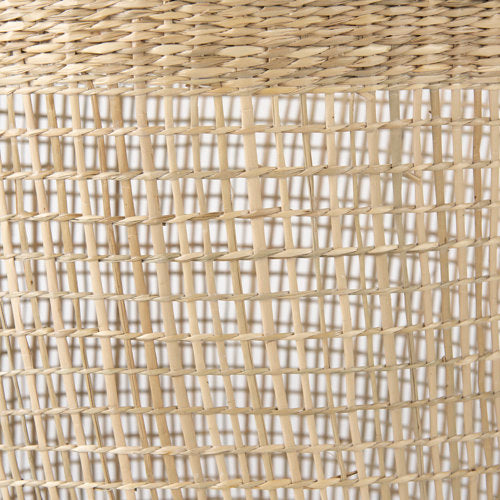 Bowie 19.7L x 19.7W x 19.7H (Set of 3) Medium Brown Seagrass Round Basket W/ Handles-thumbmail-7