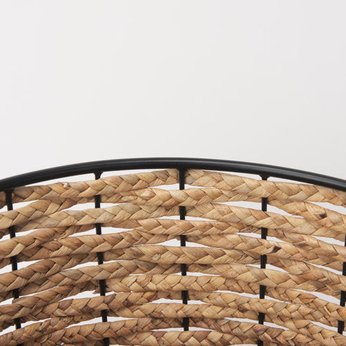 Braelyn 17.3L x 17.3W x 10.6H Set of Two Woven W/ Metal Detail Round Baskets-thumbmail-8