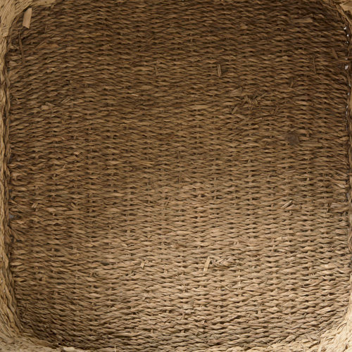 Cullen 15.7L x 15.7W x 15.7H (Set of 3) Grey Twisted Seagrass Square Basket-thumbmail-7