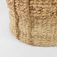 Morocco 15.7L x 15.7 (Set of 3) Brown Two Tone Water Hyacinth and Cornhusk Round Basket W/ Handles