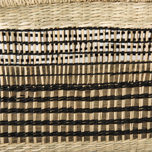 Nia 18.5L x 13.4W x 14.6H Set of 2 Light Brown Seagrass Rectangular Basket with Handles-thumbmail-6