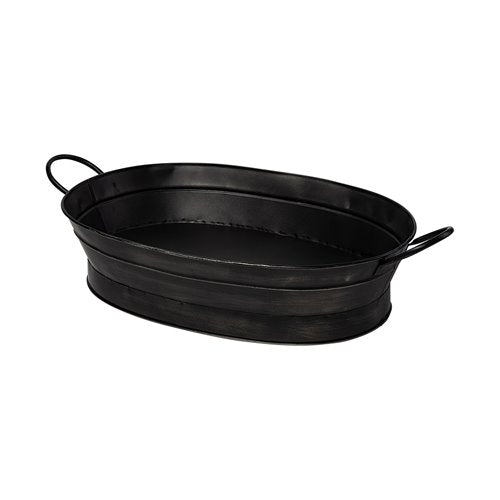 Reno 20L x 14W Black Metal Vintage Inspired Basket-thumbmail-1