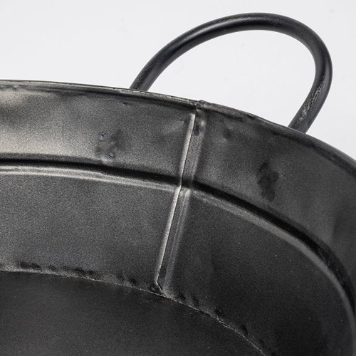 Reno 20L x 14W Black Metal Vintage Inspired Basket-thumbmail-5