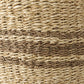 Sivannah 19.7L x 19.7W x 23.6H (Set of 3) Light Brown and Medium Brown Striped Seagrass Round Basket