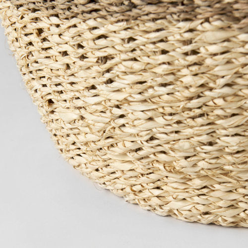 Sivannah 19.7L x 19.7W x 23.6H (Set of 3) Light Brown and Medium Brown Striped Seagrass Round Basket-thumbmail-7