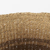 Vance 17.7L x 17.7W x 11.8H Light Brown Palm Leaf and Seagrass Round Basket W/ Handles