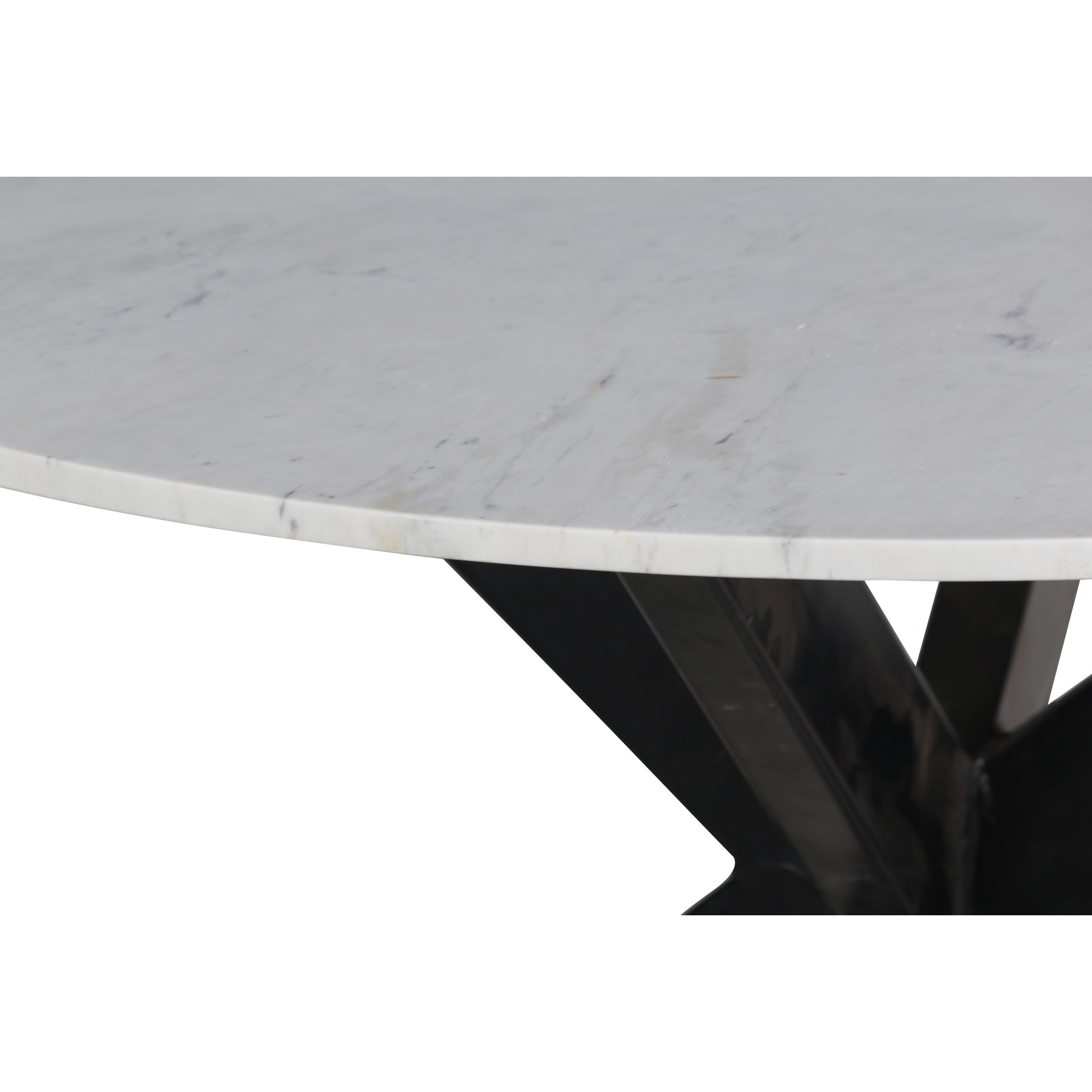 Spider Leg Marble Top Dining Table