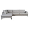 Feather Left Sectional Sofa - Dovetail Linen