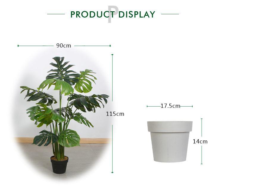 Monstera Plant Faux Plant 115cm/ 45.3"