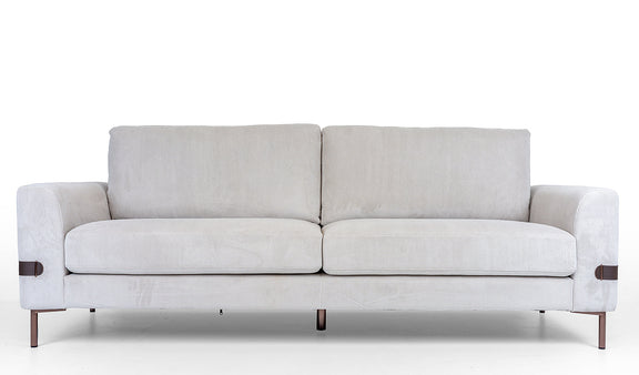 Chandler Corduroy  Fabric Sofa - Vertical Lines