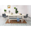 Gemini Extension Dining Table with gemini dining chairs and gemini dining bench