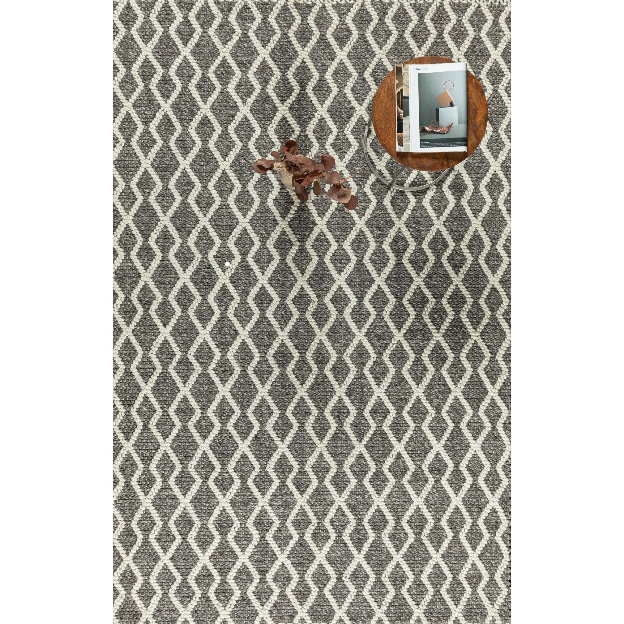 Fintona Hand Woven Rug Cream/Mocha-thumbmail-1