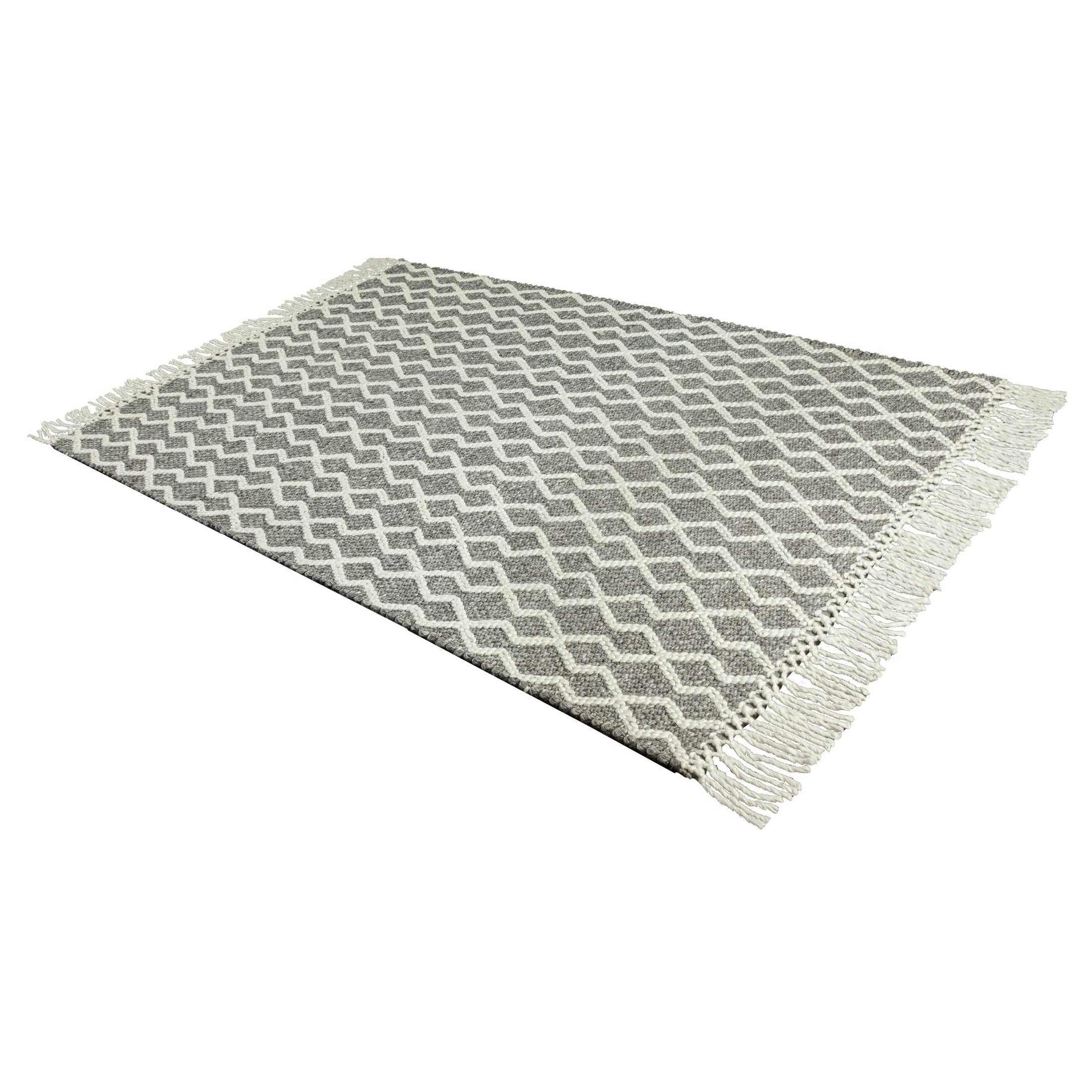 Fintona Hand Woven Rug Cream/Mocha-thumbmail-5