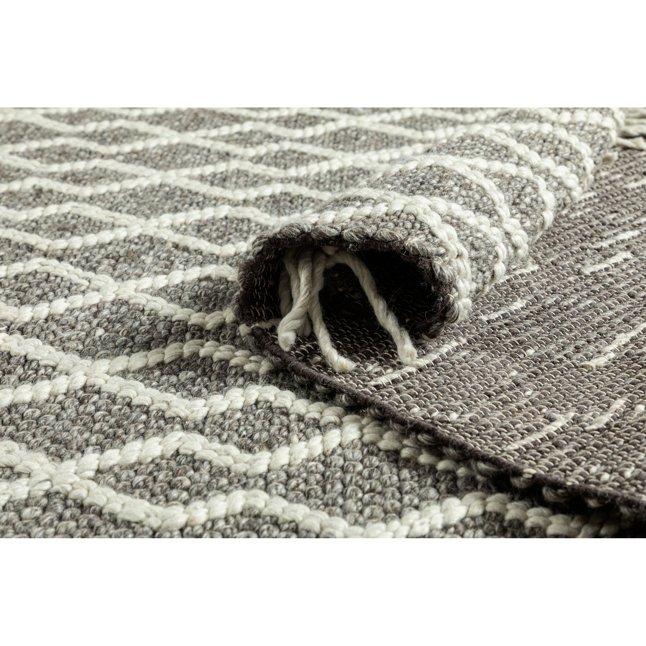 Fintona Hand Woven Rug Cream/Mocha-thumbmail-10