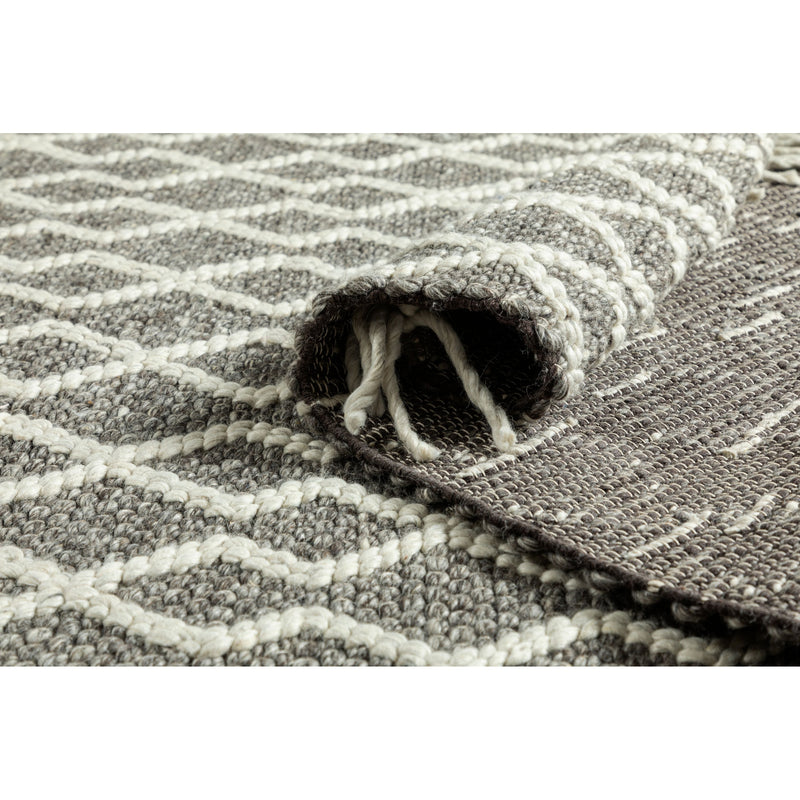 FINTONA HAND WOVEN RUG CREAM/MOCHA
