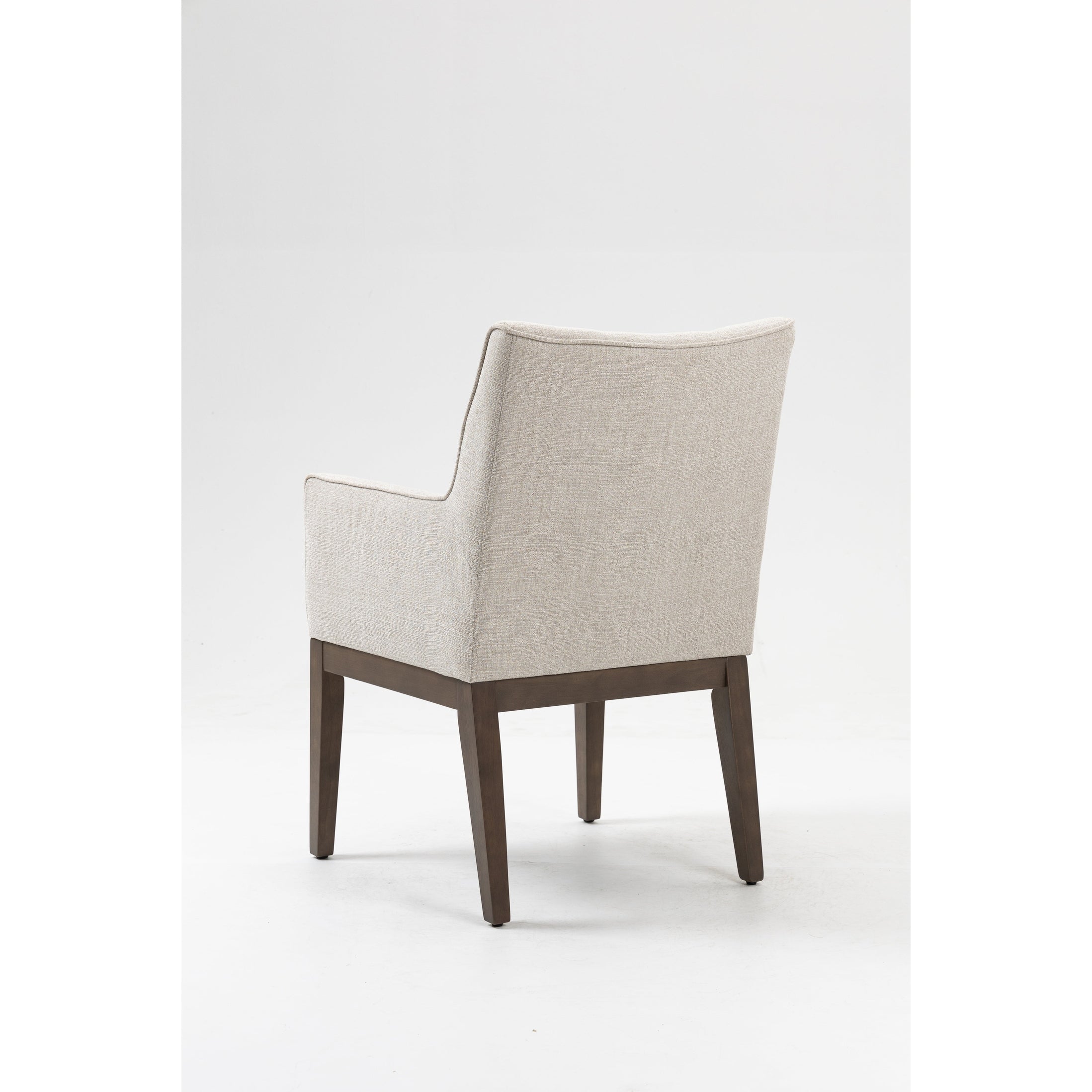 Jia Dining Chair With Wooden Legs - Grey