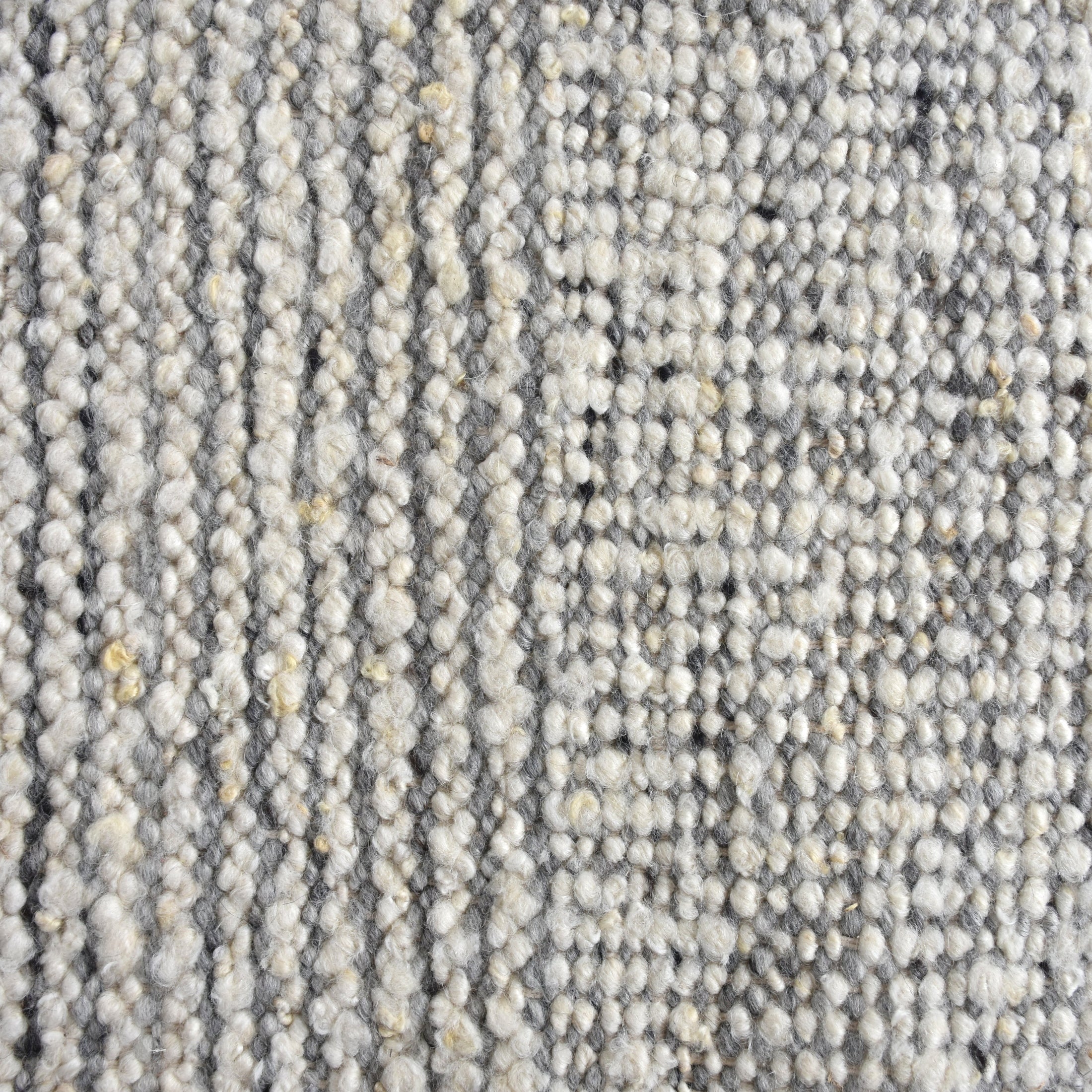 Ladrido Handwoven Woolen Rug - Ivory/grey-thumbmail-4