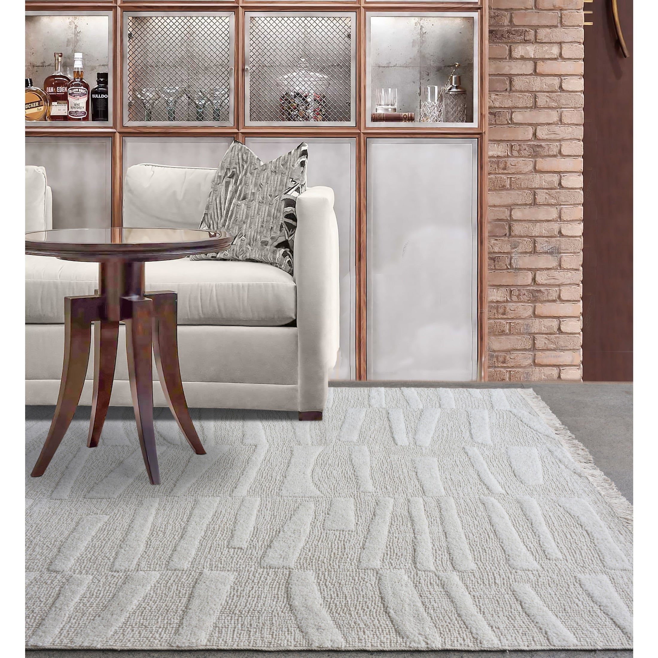 Melshire-ii Handtufted Woolen Rug - Ivory