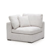 Audo 5 pcs Sectional with Ottoman - Ivory