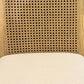 Cane Dining Chair - Oyster Linen/Natural