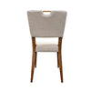 Luella Dining Chair - Sandy Beige/Cool Brown Legs