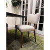 Luella Dining Chair - Sandy Beige/Cool Brown Legs