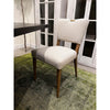 Luella Dining Chair - Sandy Beige/Cool Brown Legs