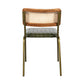 Capella Dining Chair  Genuine Leather Seating - Green
